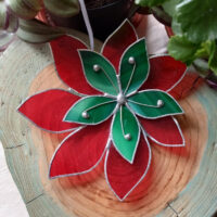 Reverse the Trend Stained Glass Flower