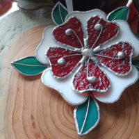 Love You, Love You Stained Glass Flower