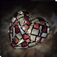 Pink Heart Lamp