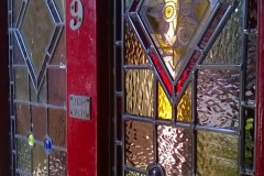Painted door panel rebuilt